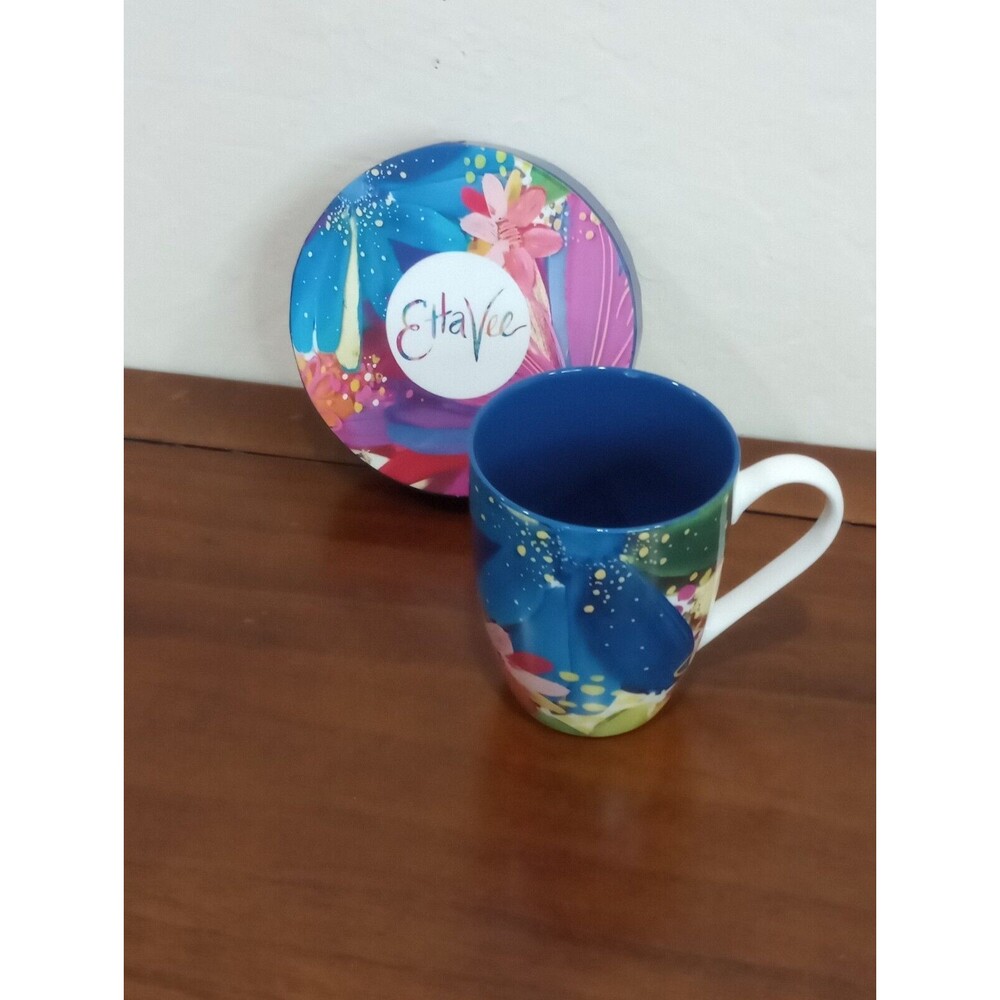 EttaVee Jessi's Garden Floral Coffee Mug Gift Set - NEW!
